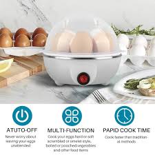 Zia Essentials™Electric Egg Cooker 7 Eggs Steamer - Zia Essentials